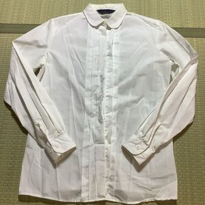 Vintage West Point White Formal Button Front Long Sleeve Shirt Women’s 14 USMA